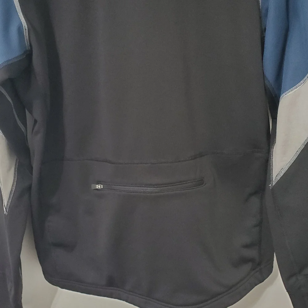 The North Face Mens Flight Series Windstopper Jacket Full Zip Blue Black Medium